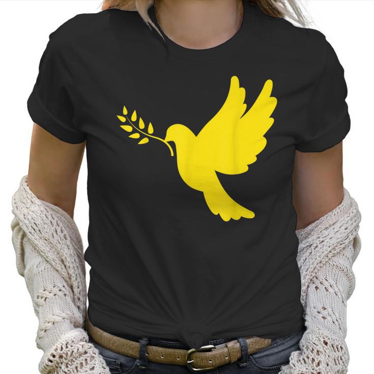 Ukraine Peace Dove Support Ukraine Anti War Men Women T-Shirt Graphic Print Casual Unisex Tee Women T-Shirt