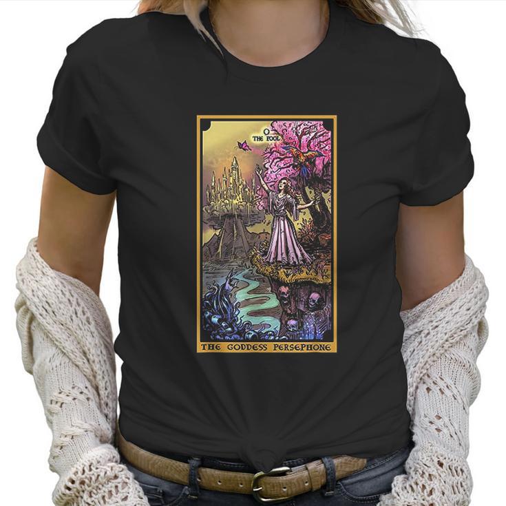 The Underworld Goddess The Fool Tarot Card Women T-Shirt