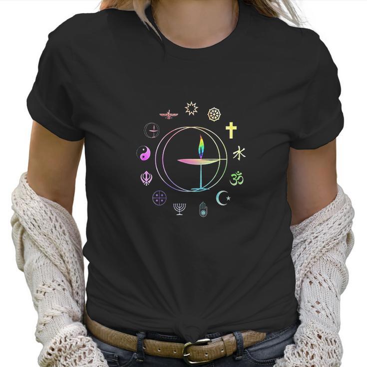 Unitarian Universalist  Rainbow Women T-Shirt