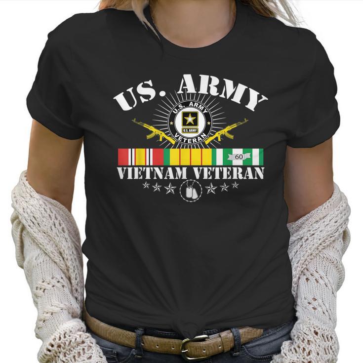 Us Army Vietnam Veteran Usa Flag Vietnam Vet Flag Men Women Women T-Shirt