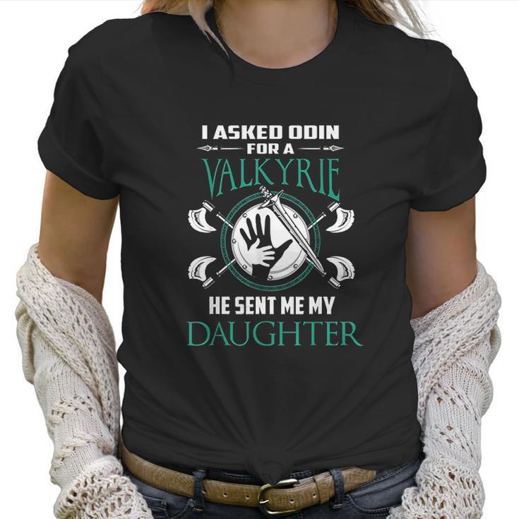 Viking And Valkyrie Father And Daughter Matching Women T-Shirt