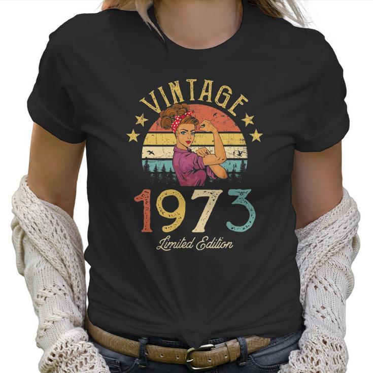 Vintage 1973 Made In 1973 49Th Birthday Women 49 Years Old Women T-Shirt