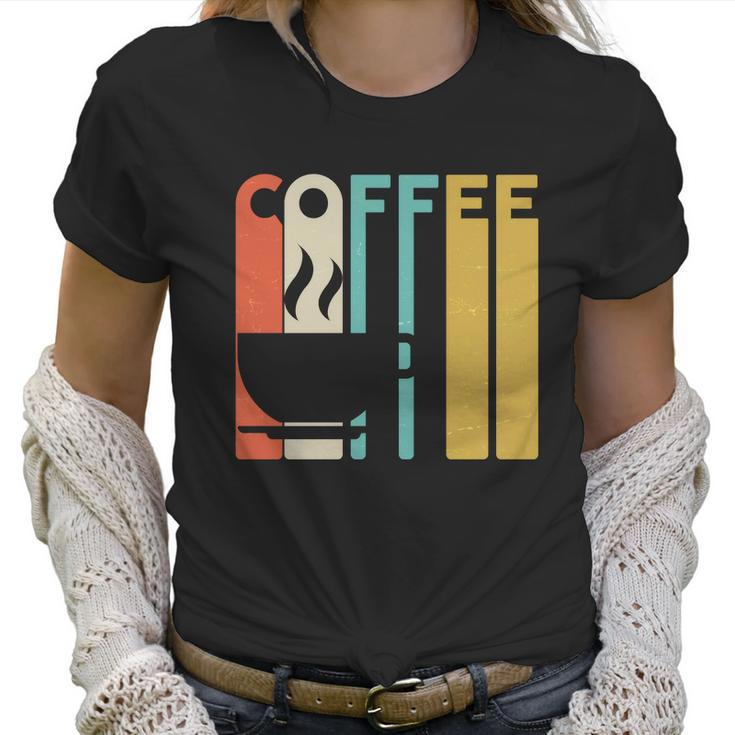 Vintage Colors Coffee Cup Logo Women T-Shirt