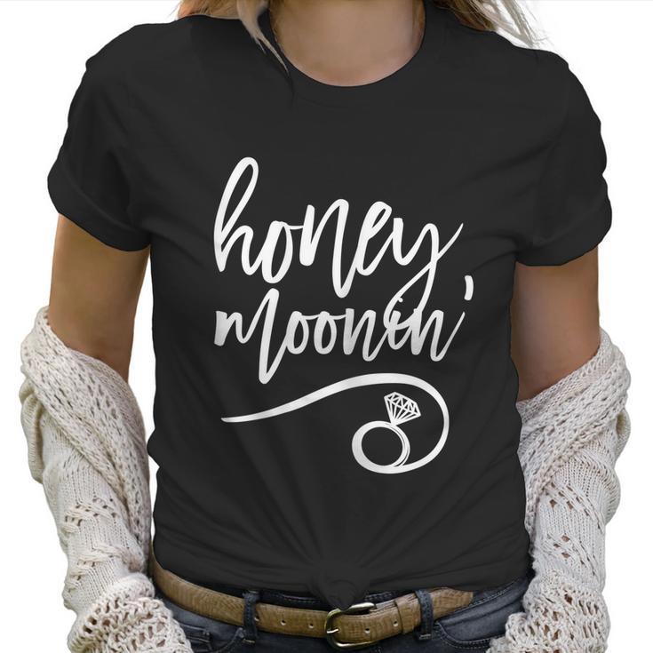 Womens Wedding Honeymoon For The Bride Newlyweds Honeymooning Women T-Shirt