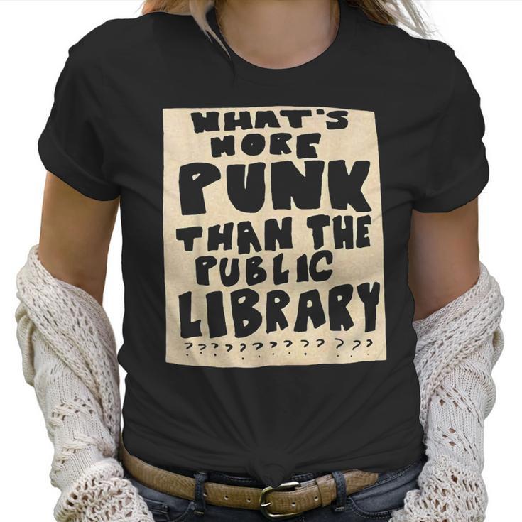 What’S-More-Punk-Than-The-Public-Library Librarian Men Women T-Shirt Graphic Print Casual Unisex Tee Women T-Shirt