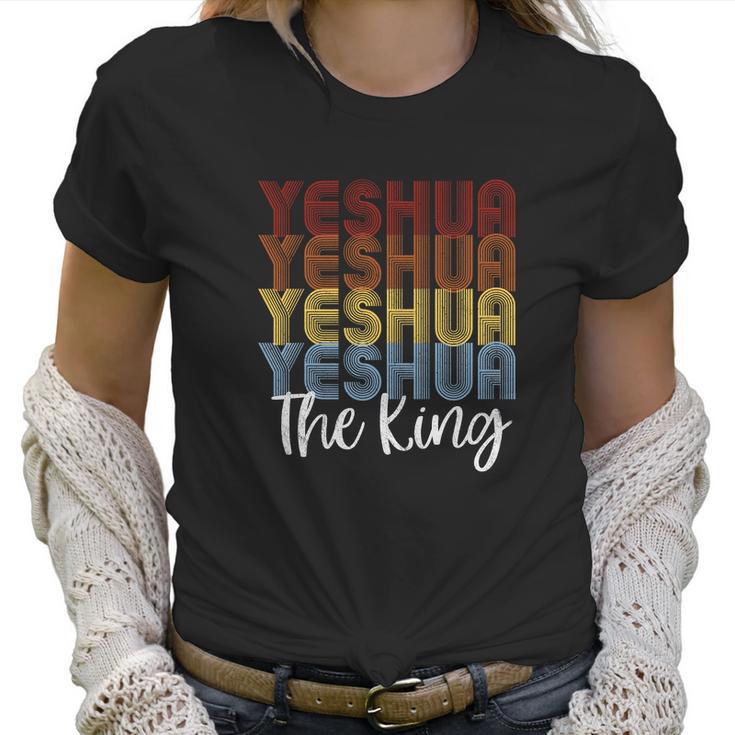 Yeshua Retro Vintage Messianic Jesus Gift Women T-Shirt