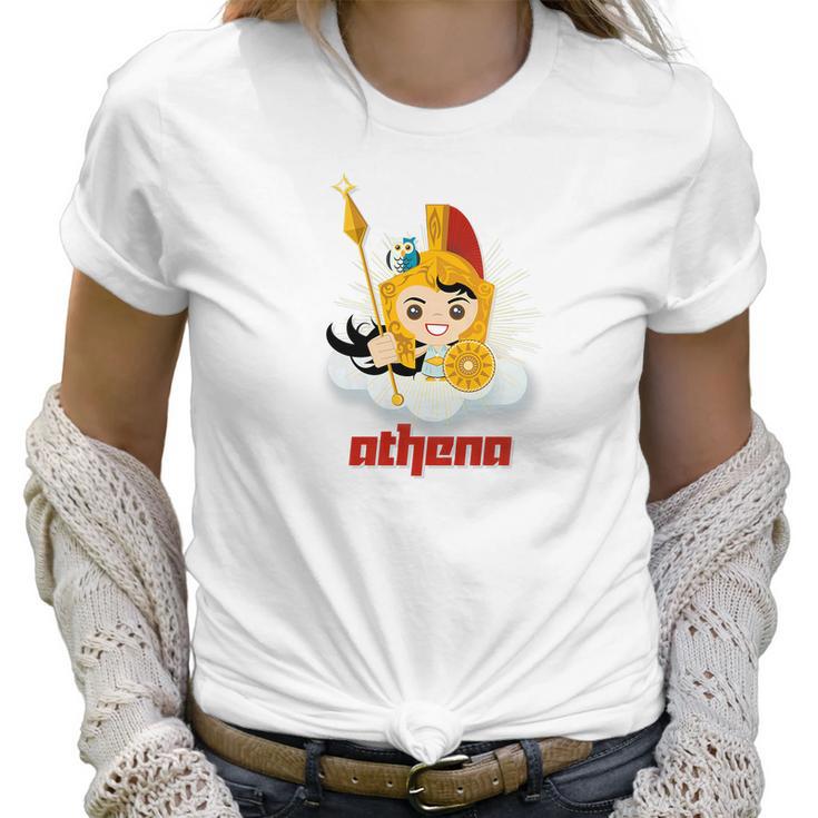 Womens Athena Greek Mythology Zeus Goddess Olympian Women T-Shirt