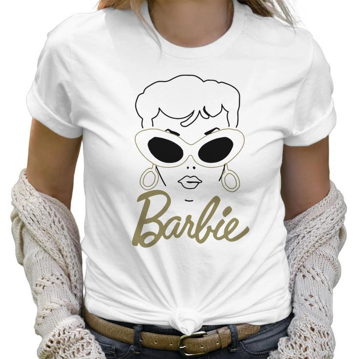 Barbie 60Th Anniversary Gold Glasses Women T-Shirt