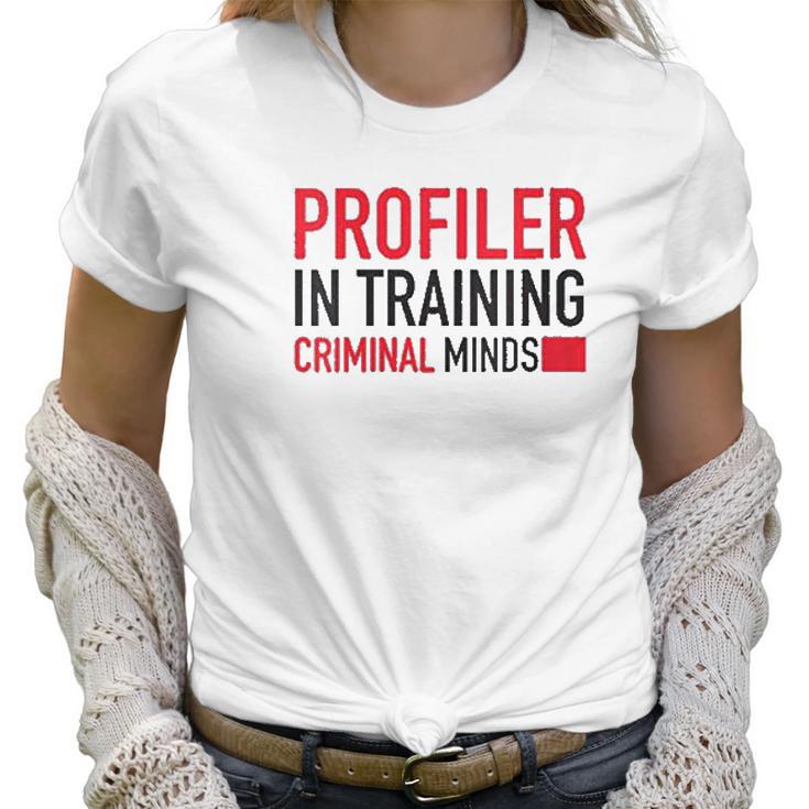 Womens Criminal Minds Profiler In Training Women T-Shirt