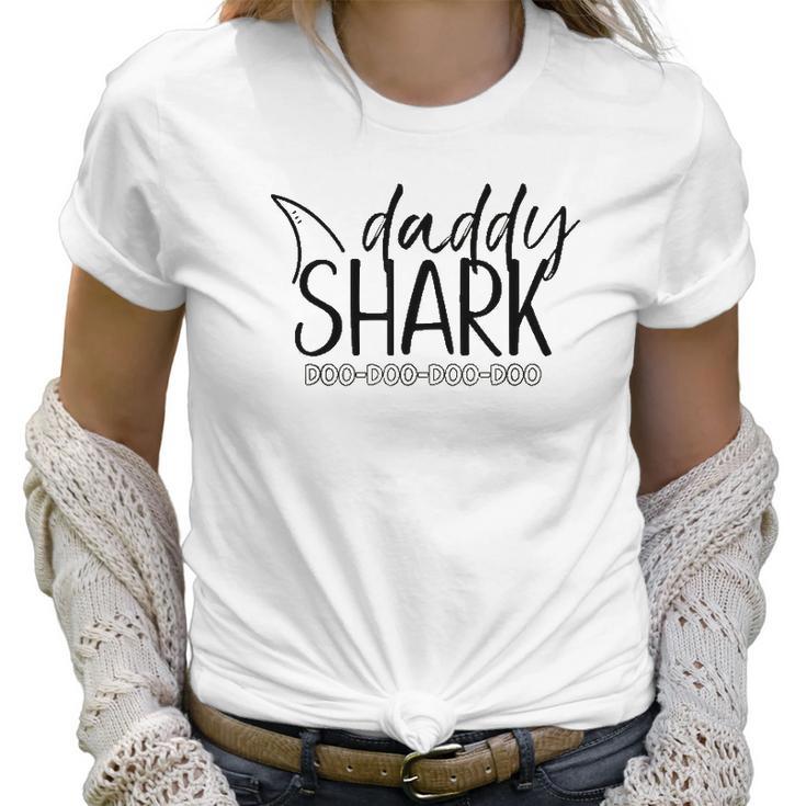 Daddy Shark Doo Doo Cute Best Christmas Gifts For Dad Women T-Shirt