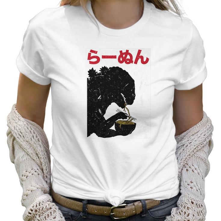 Funny Kaiju Ramen Street Wear Anime Manga Christmas Women T-Shirt