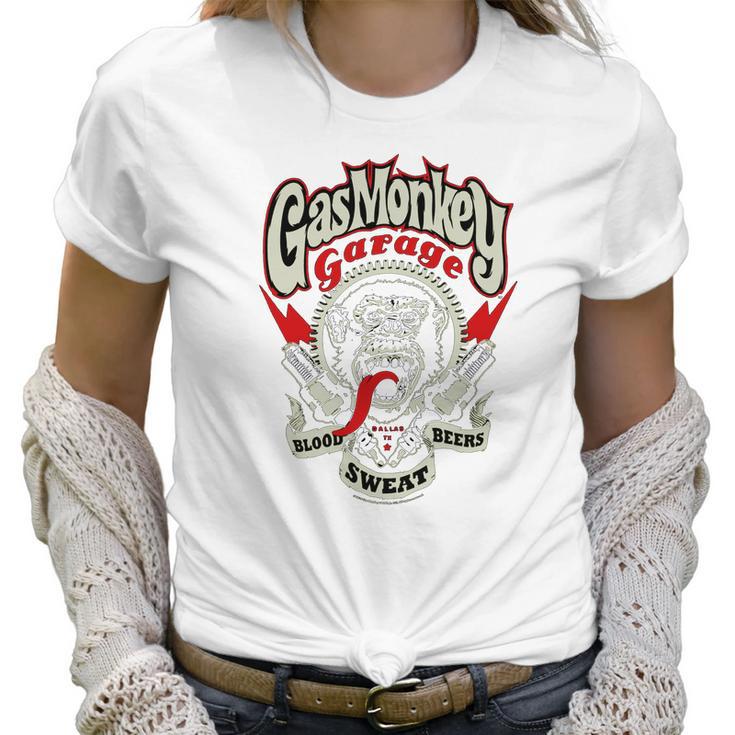 Gas Monkey Garage Blood Sweat Beers Women T-Shirt