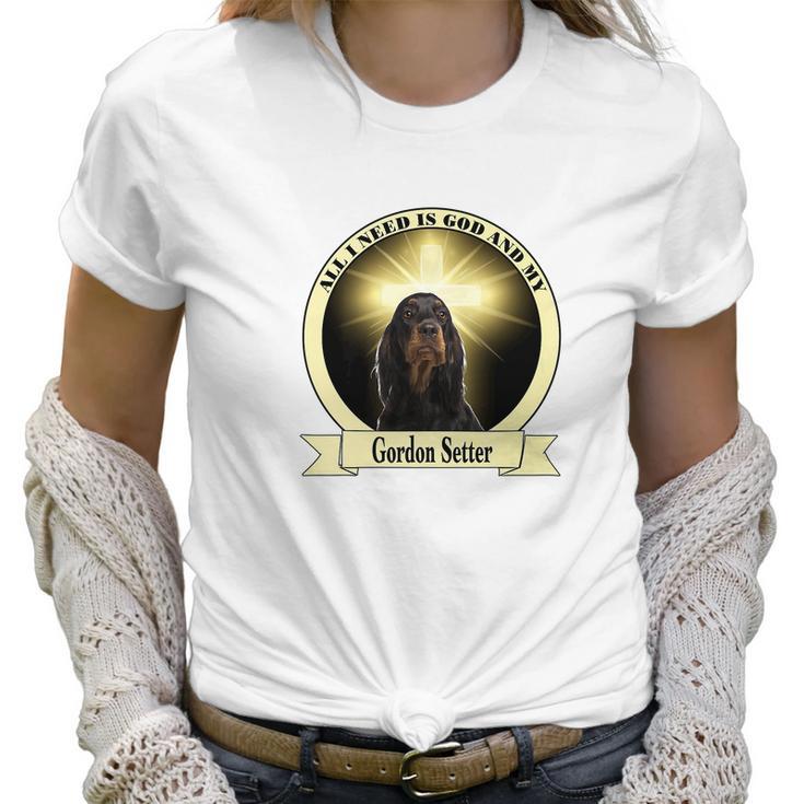 God And My Gordon Setter Women T-Shirt