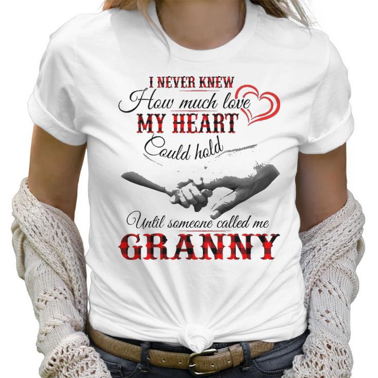 Granny Grandma Gift   Until Someone Called Me Granny Women T-Shirt