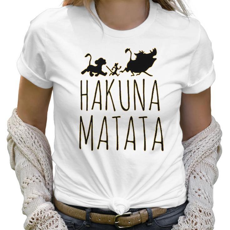 Hakuna Matata Women Funny Letter Print Casual Graphic Women T-Shirt