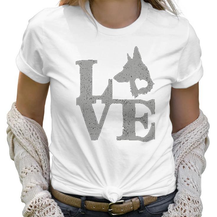 Love German Shepherd Dog Women Fashion Slouchy Dolman Women T-Shirt