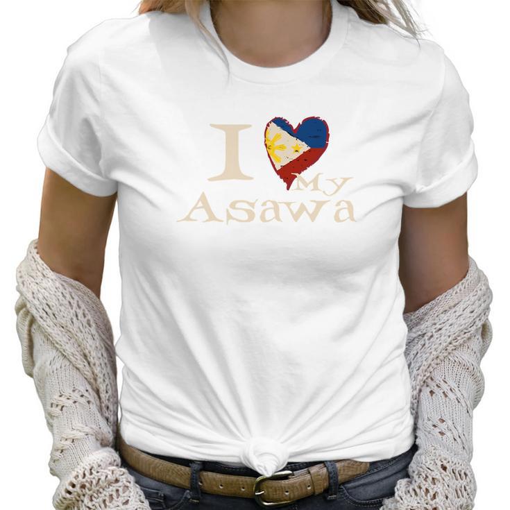 I Love My Pinay Wife Filipina American Asawa Wedding Women T-Shirt