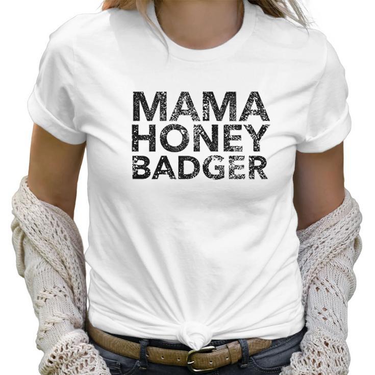 Womens Vintage Mama Honey Badger Women T-Shirt