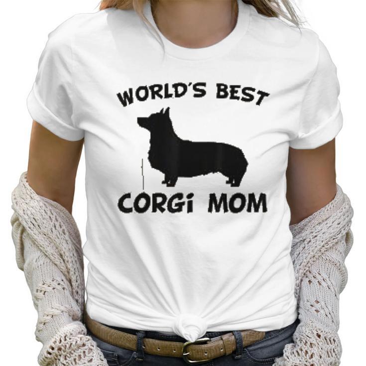 Worlds Best Corgi Mom Dog Owner Women T-Shirt