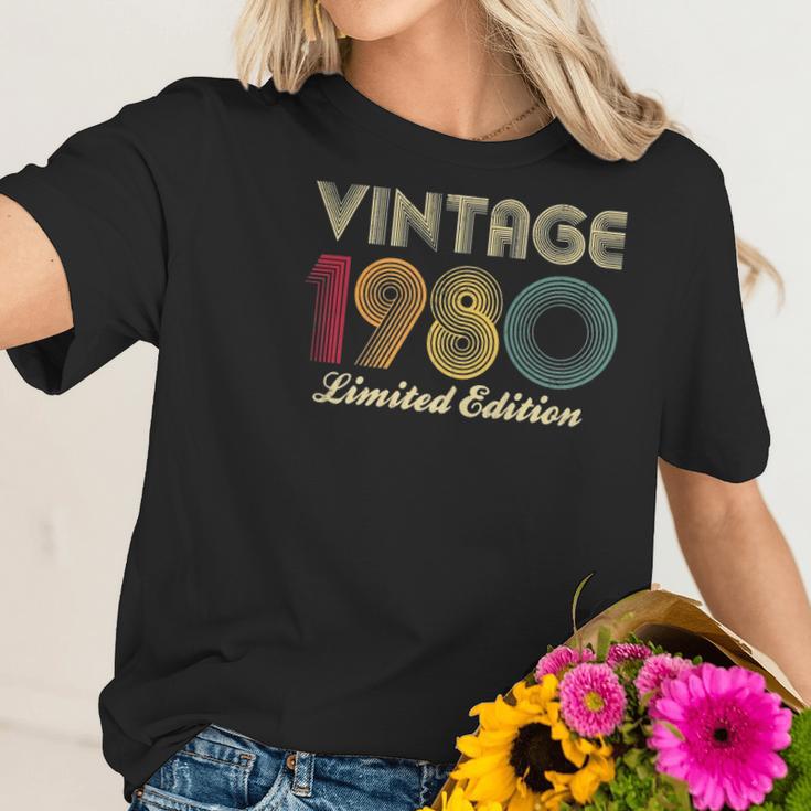 1980 41St Birthday Vintage Limited Edition Men Women Women T-Shirt Gifts for Her