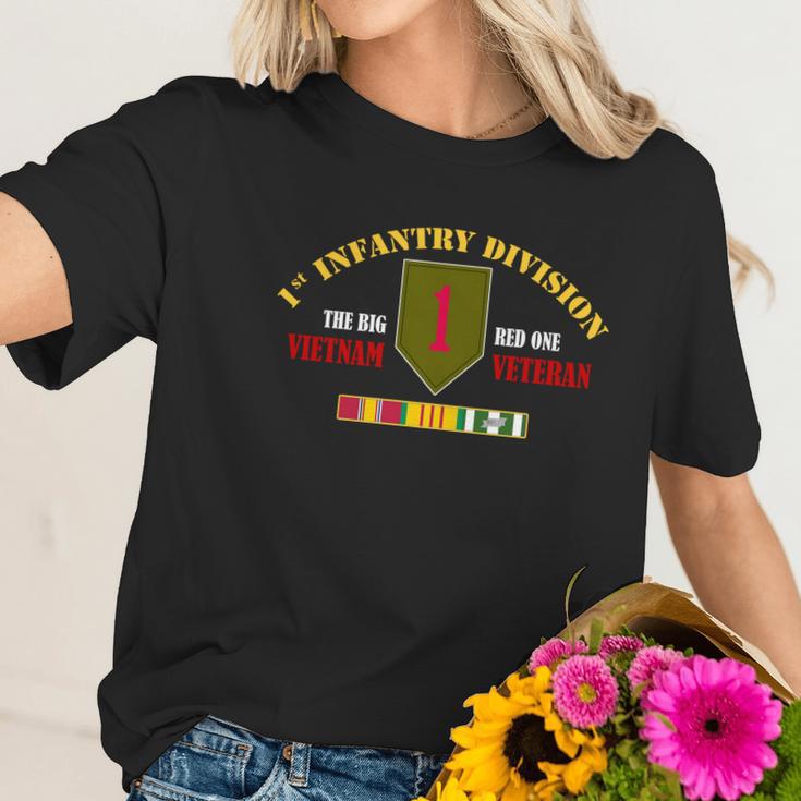 1St Infantry Division Vietnam Veteran The Big Red One Gift Men Women T-Shirt Graphic Print Casual Unisex Tee Women T-Shirt Gifts for Her