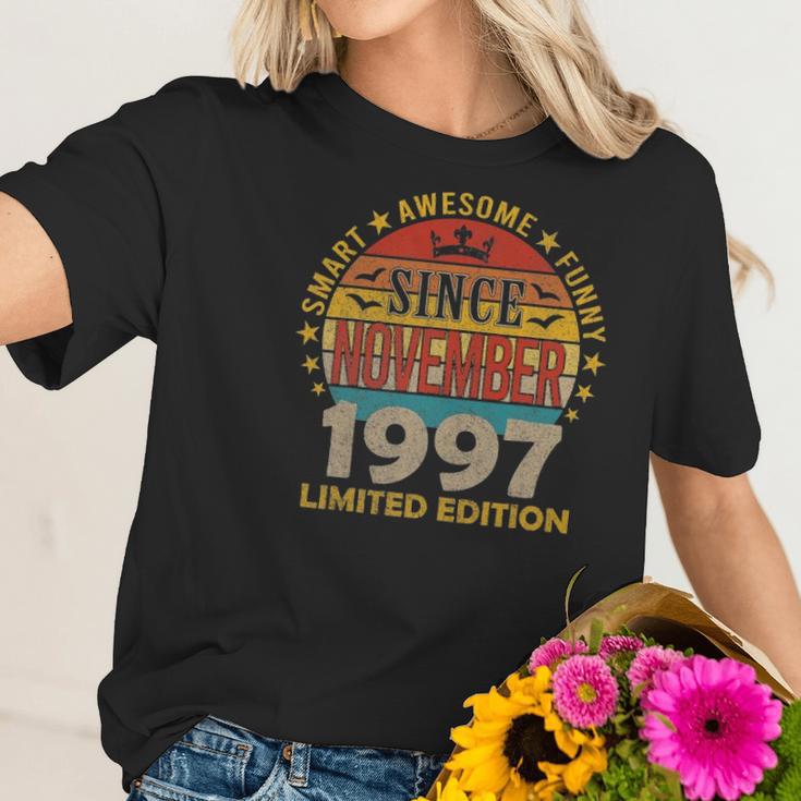 23 Years Old 23Rd Birthday Gift Since November 1997 Men Women Women T-Shirt Gifts for Her