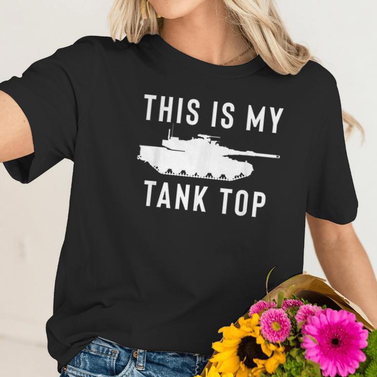 Abrams Funny Sarcastic Military Pun Women T-Shirt Gifts for Her