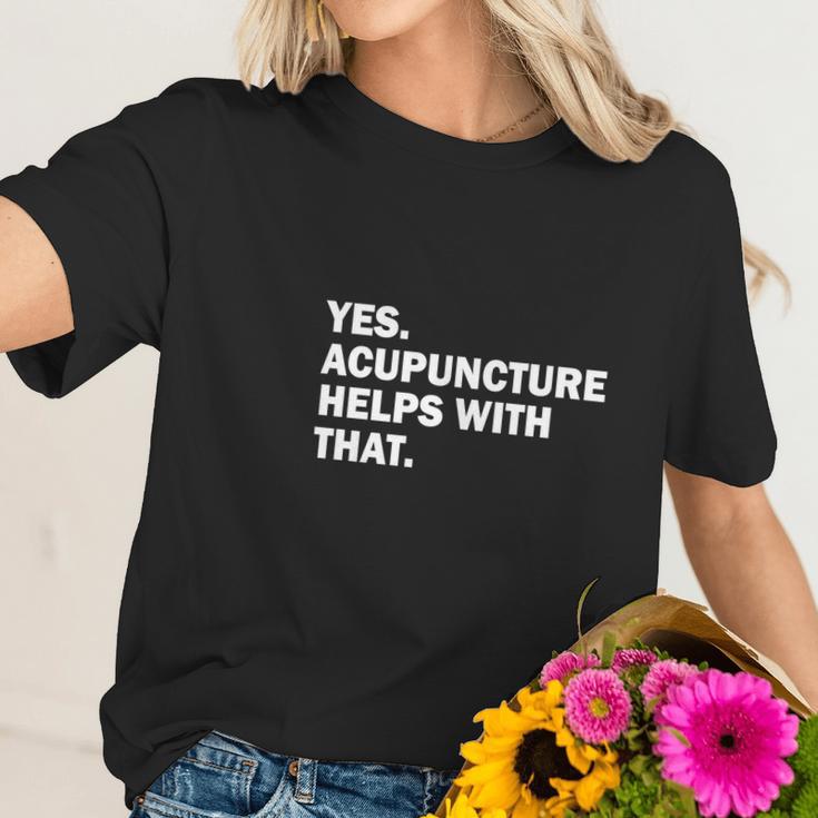 Womens Acupuncture Cute Shirt Women T-Shirt Gifts for Her