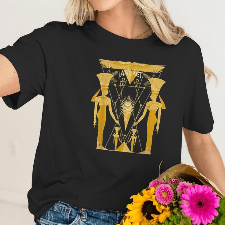 Ancient Egyptian Goddess Anuket Kemetic Women T-Shirt Gifts for Her