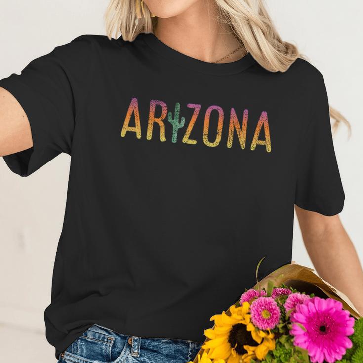 Arizona State Souvenir Arizona Cactus Funny Gift Women T-Shirt Gifts for Her