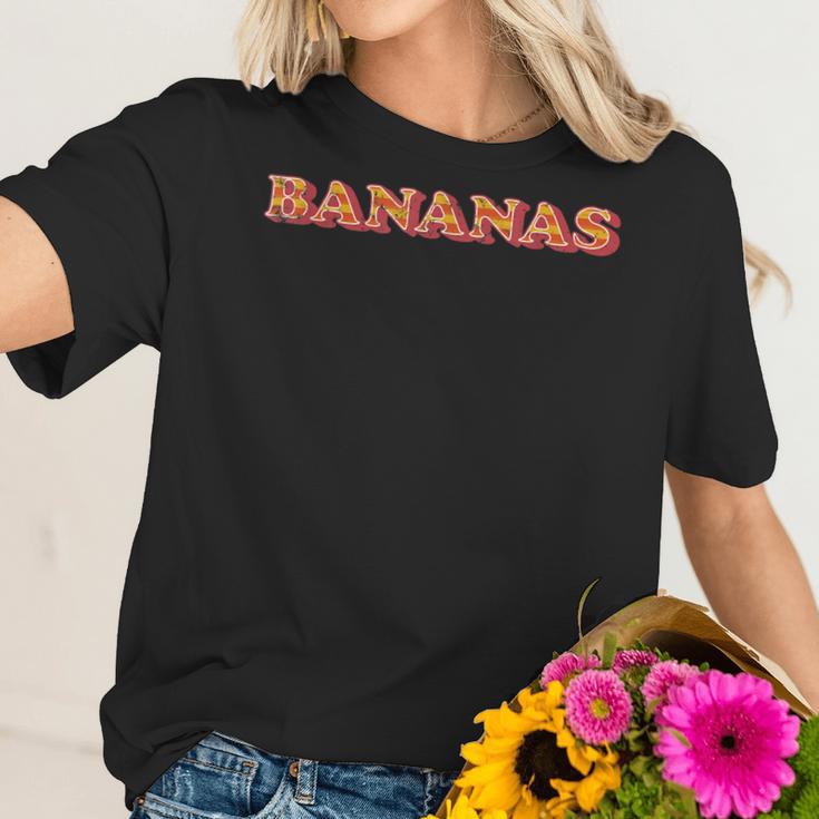 Bananas Vintage Style 70S By Seventies Women T-Shirt Gifts for Her