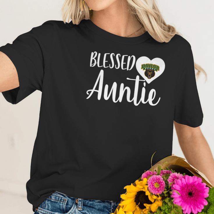 Baylor Bears Blessed Auntie Apparel Women T-Shirt Gifts for Her