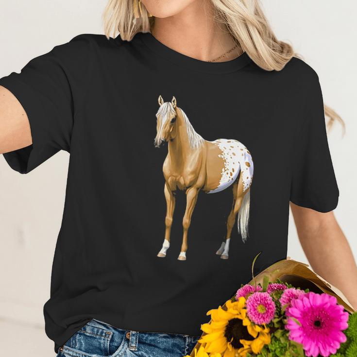 Beautiful Palomino Blanket Appaloosa Horse Lover Women T-Shirt Gifts for Her