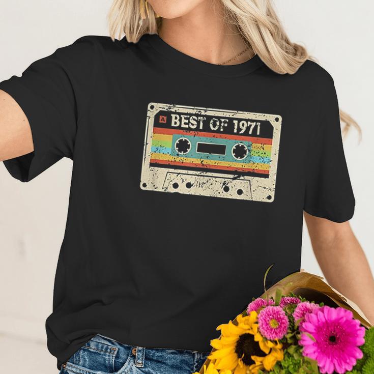 Best Of 1971 Funny Vintage 50Th Birthday Women T-Shirt Gifts for Her