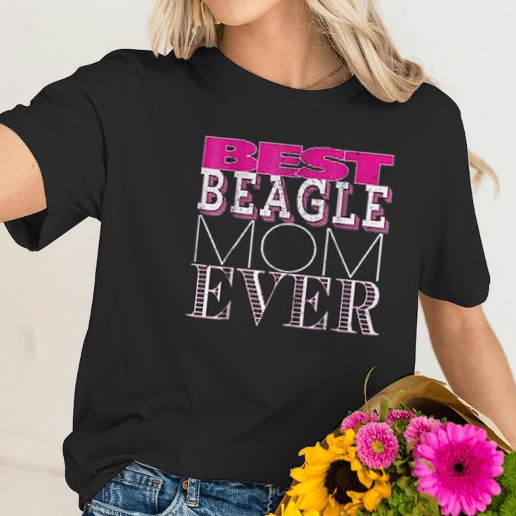 Best Beagle Mom Ever Beagle Dog Women T-Shirt Gifts for Her