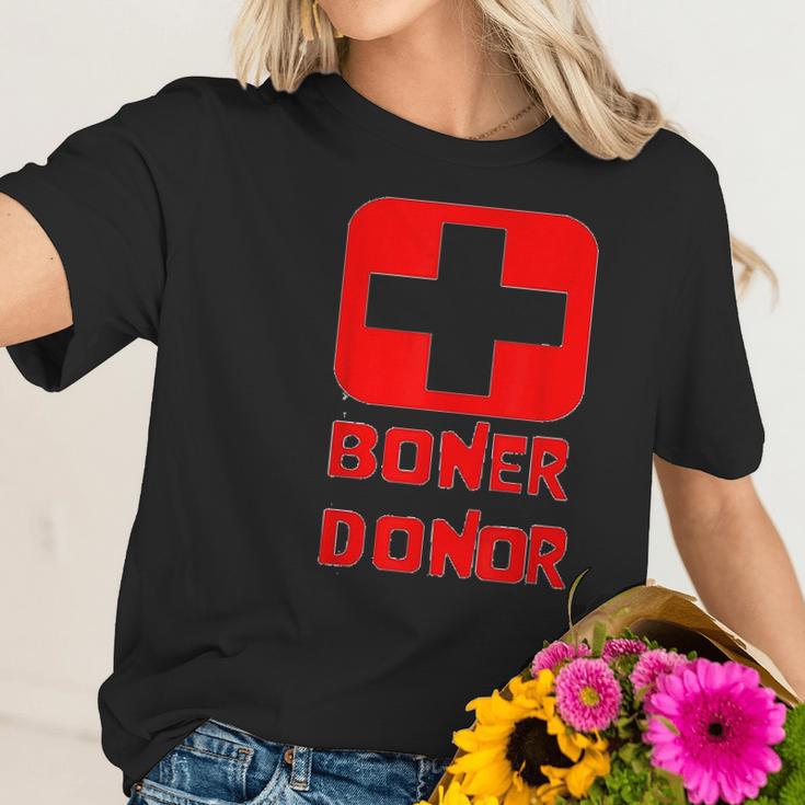 Boner Donor Doner Funny Halloween Inappropriate Mom Women T-Shirt Gifts for Her