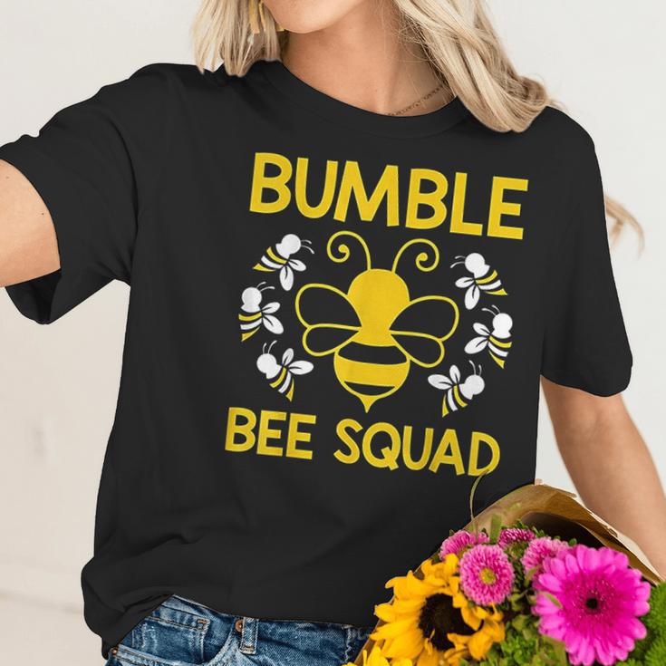 Bumble Bee Squad Bumblebee Team Group Family & Friends Women T-Shirt Gifts for Her