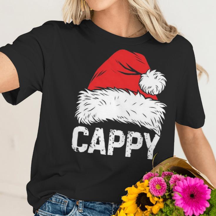 Cappy Santa Christmas Family Xmas Gifts Women T-Shirt Gifts for Her