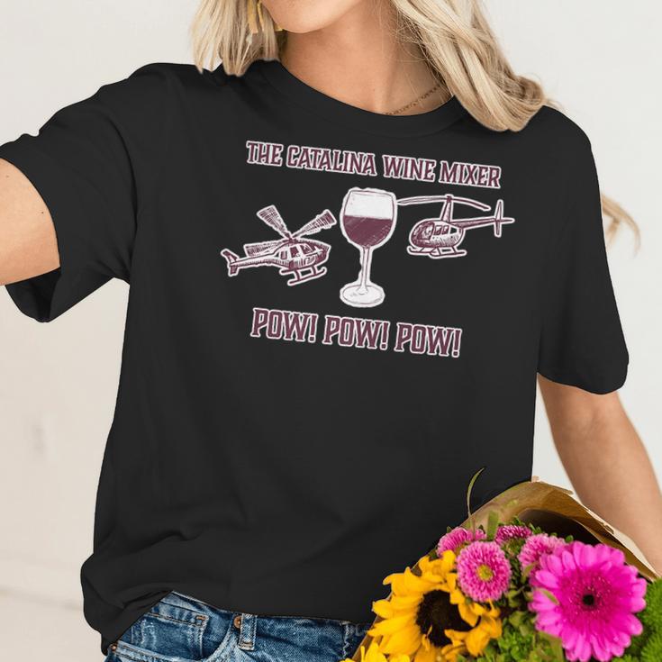 The Catalina Wine Mixer Wine Lover Tee Wine Women T-Shirt Gifts for Her