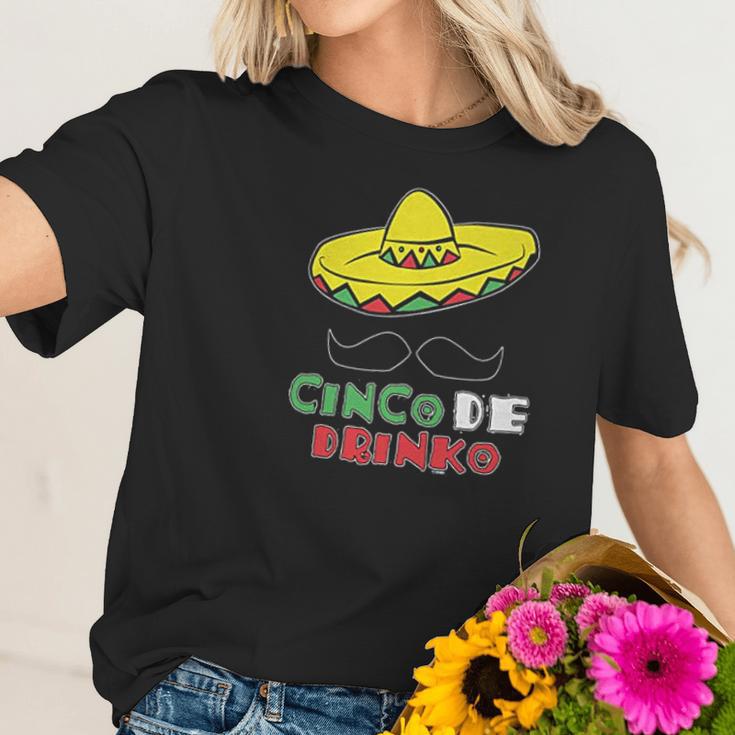 Cinco De Drinko Cinco De Mayo Tequila Women T-Shirt Gifts for Her