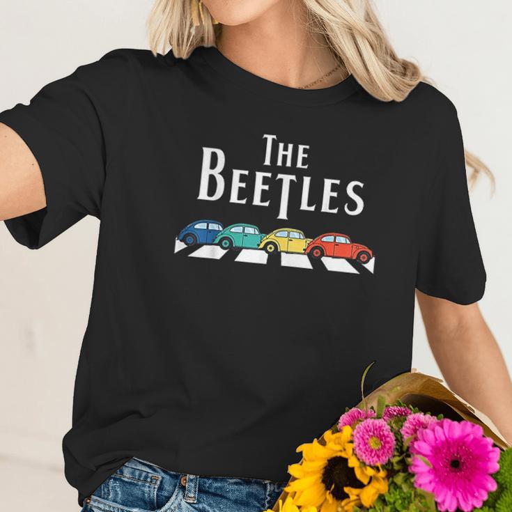 Classic Vintage Buggy Car The Beetles Old Bugs Lover Women T-Shirt Gifts for Her