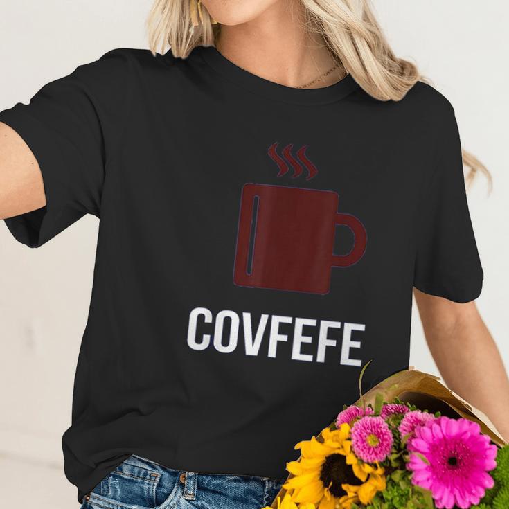 Covfefe Coffee Meme Women T-Shirt Gifts for Her