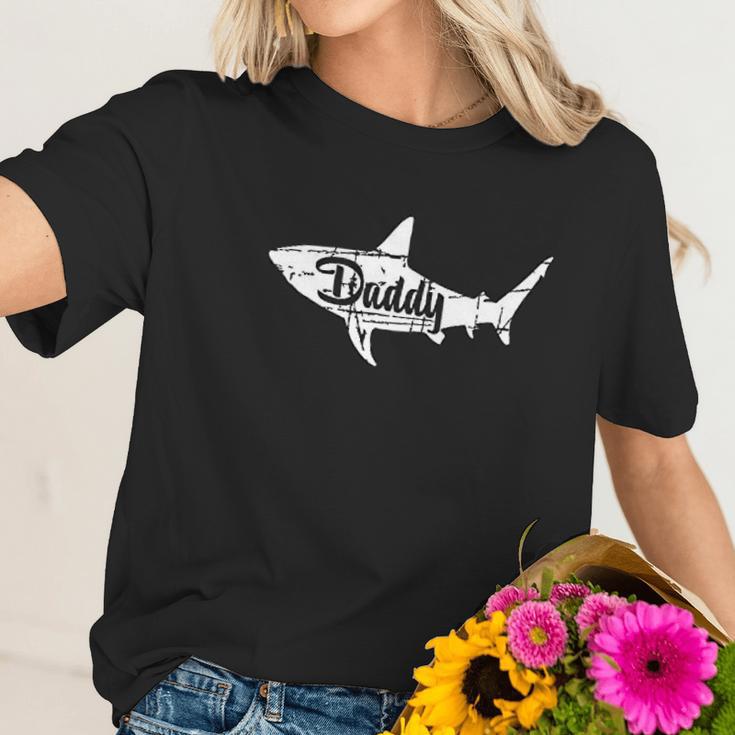 Daddy Shark Animal Best Christmas Gifts For Dad Women T-Shirt Gifts for Her