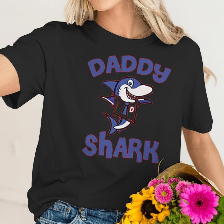 Daddy Shark Lover Best Christmas Gifts For Dad Women T-Shirt Gifts for Her