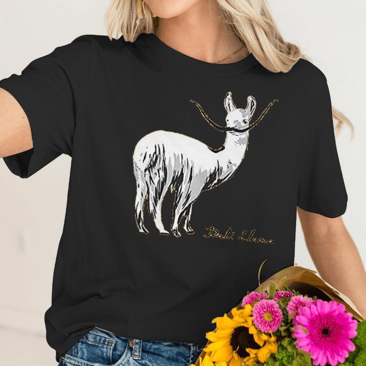 Dali Llama For The Pun Lover Women T-Shirt Gifts for Her