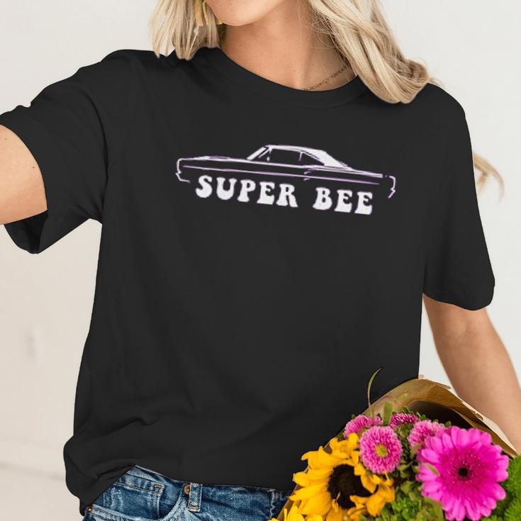 Dodge Coronet Super Bee Classic Outline Design Women T-Shirt Gifts for Her