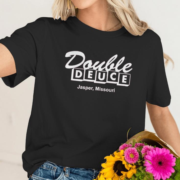 Double Deuce Jasper Missouri Women T-Shirt Gifts for Her