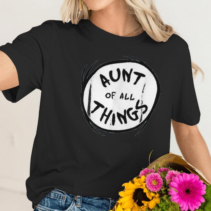 Dr Seuss Aunt Of All Things Emblem Color Option Women T-Shirt Gifts for Her