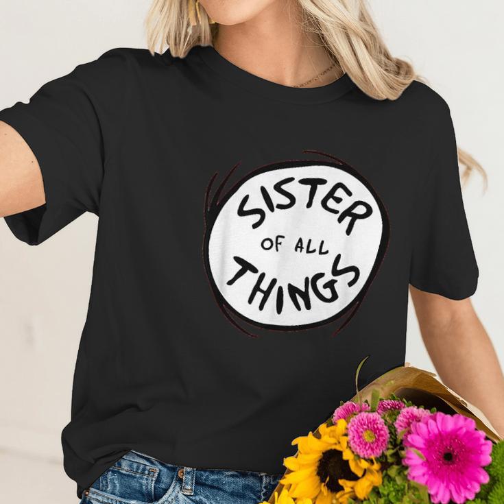 Dr Seuss Sister Of All Things Emblem Women T-Shirt Gifts for Her