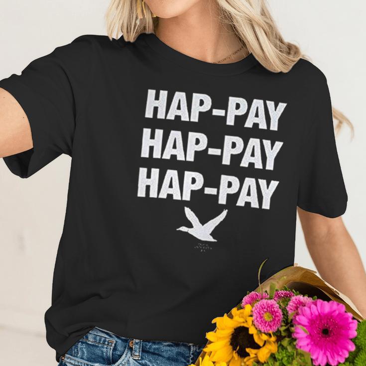 Duck Dynasty Phil Robertson Happay Happay Happay Duck Women T-Shirt Gifts for Her